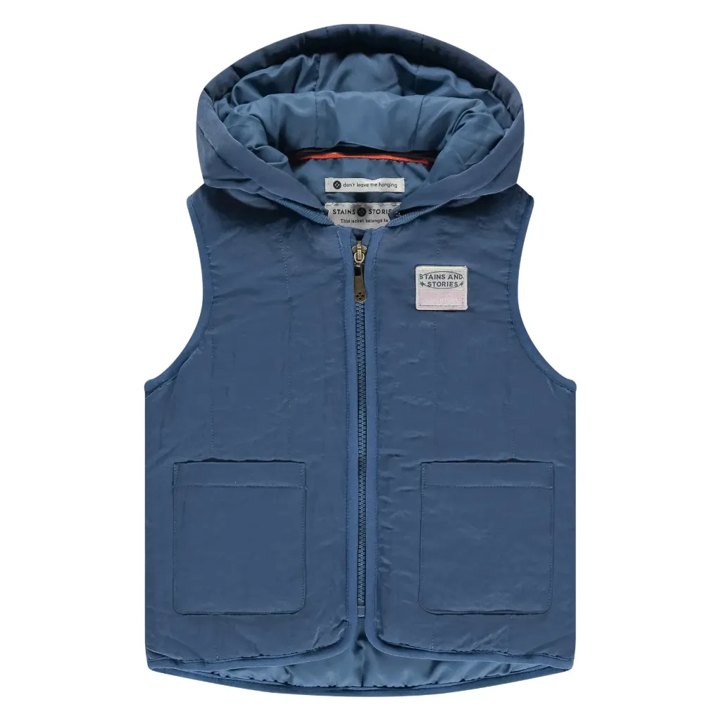 S&S BOYS BODYWARMER BLEU 140 SSA26107107