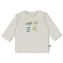FEETJE - BOYS T-SHIRT ML BLANC KC - YOU CROC MY WORLD 62