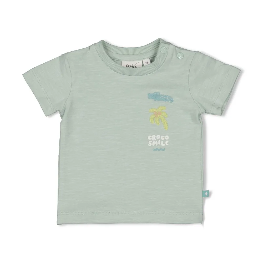 FEETJE - BOYS T-SHIRT MENTHE - YOU CROC MY WORLD 86