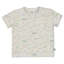 FEETJE - BOYS T-SHIRT BLANC KC AOP - YOU CROC MY WORLD 62