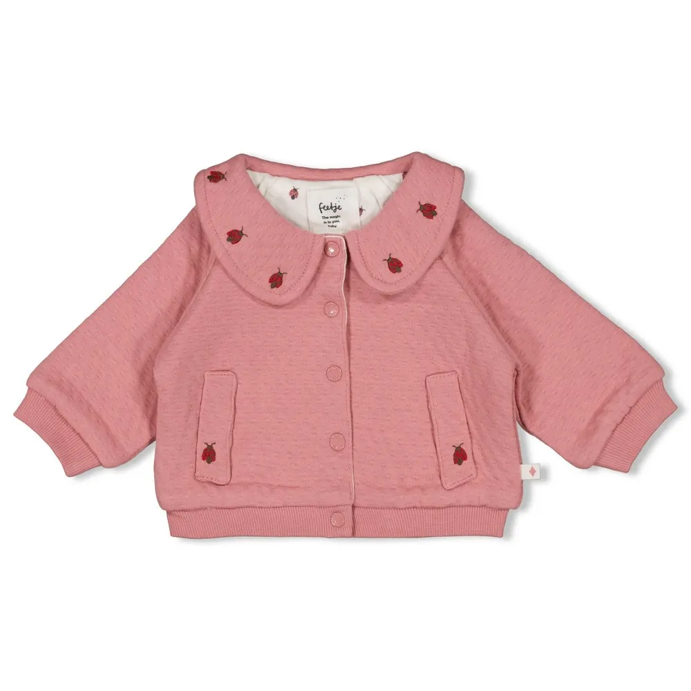 FEETJE - GIRLS VESTE ROZE - LADYBUG 86