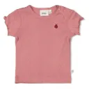 FEETJE - GIRLS T-SHIRT ROSE RIB - LADYBUG 80