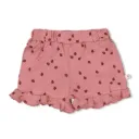 FEETJE - GIRLS SHORT ROSE RIB AOP - LADYBUG 68