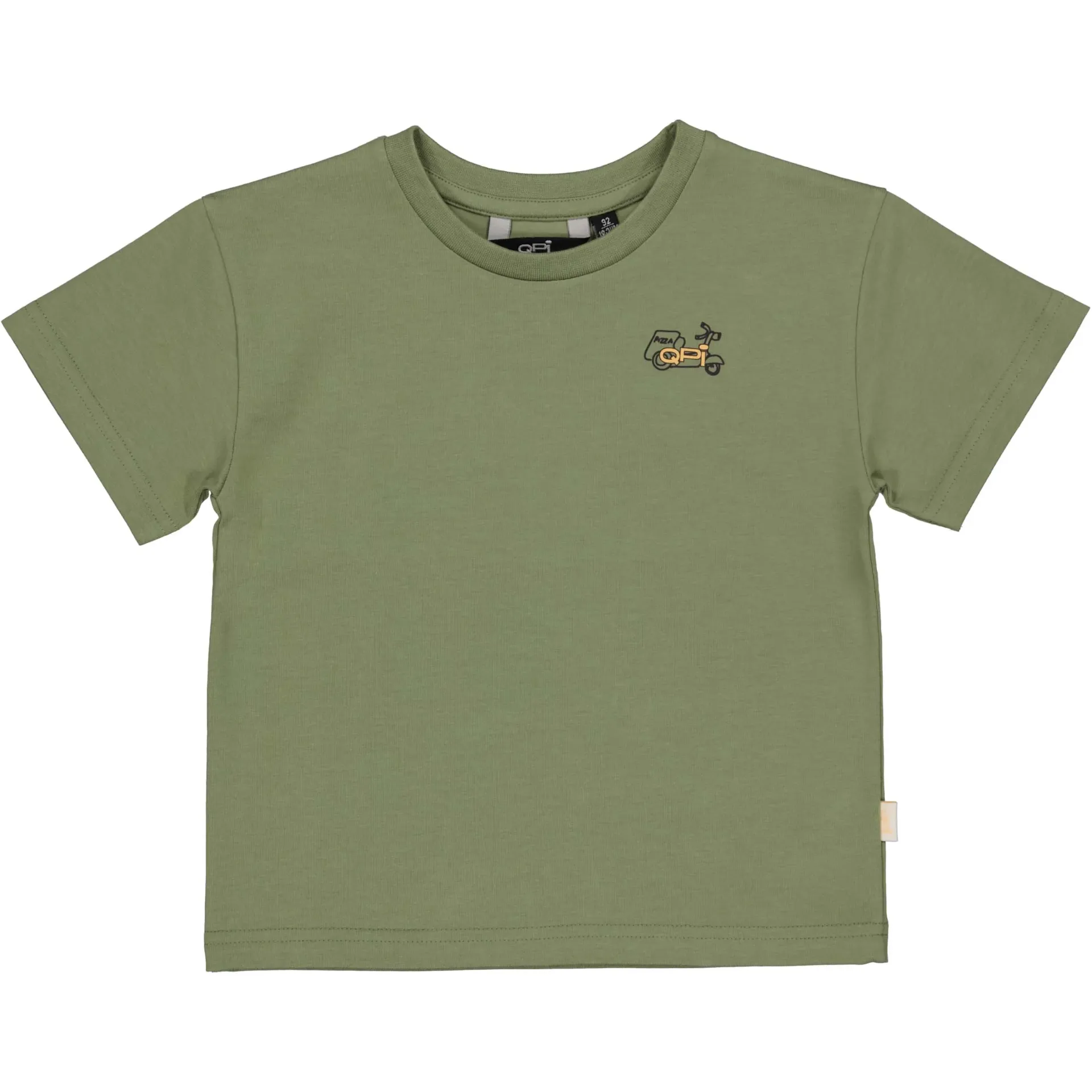 QPI MINI BOYS T-SHIRT MC ARMY GREEN 74 QS262ELIJAH