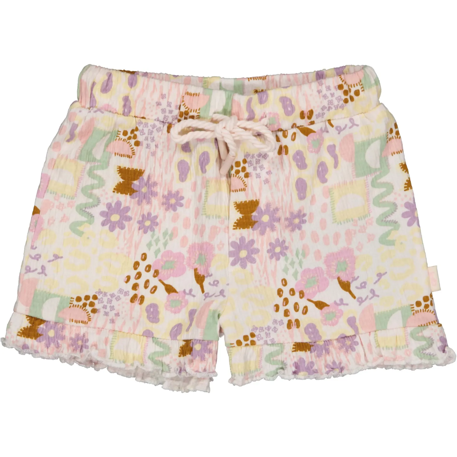QPI MINI GIRLS SHORT AOP PURPLE GRAPHIC 92 QS262ESTELLA
